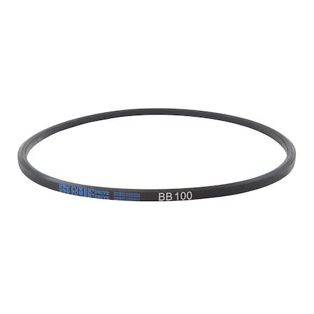 D&D BB100 Double-Sided V-Belt, 104 3/5 in Outside Length, 21/32 in Top Width, 17/32 in Thickness, 1 Ribs BB100